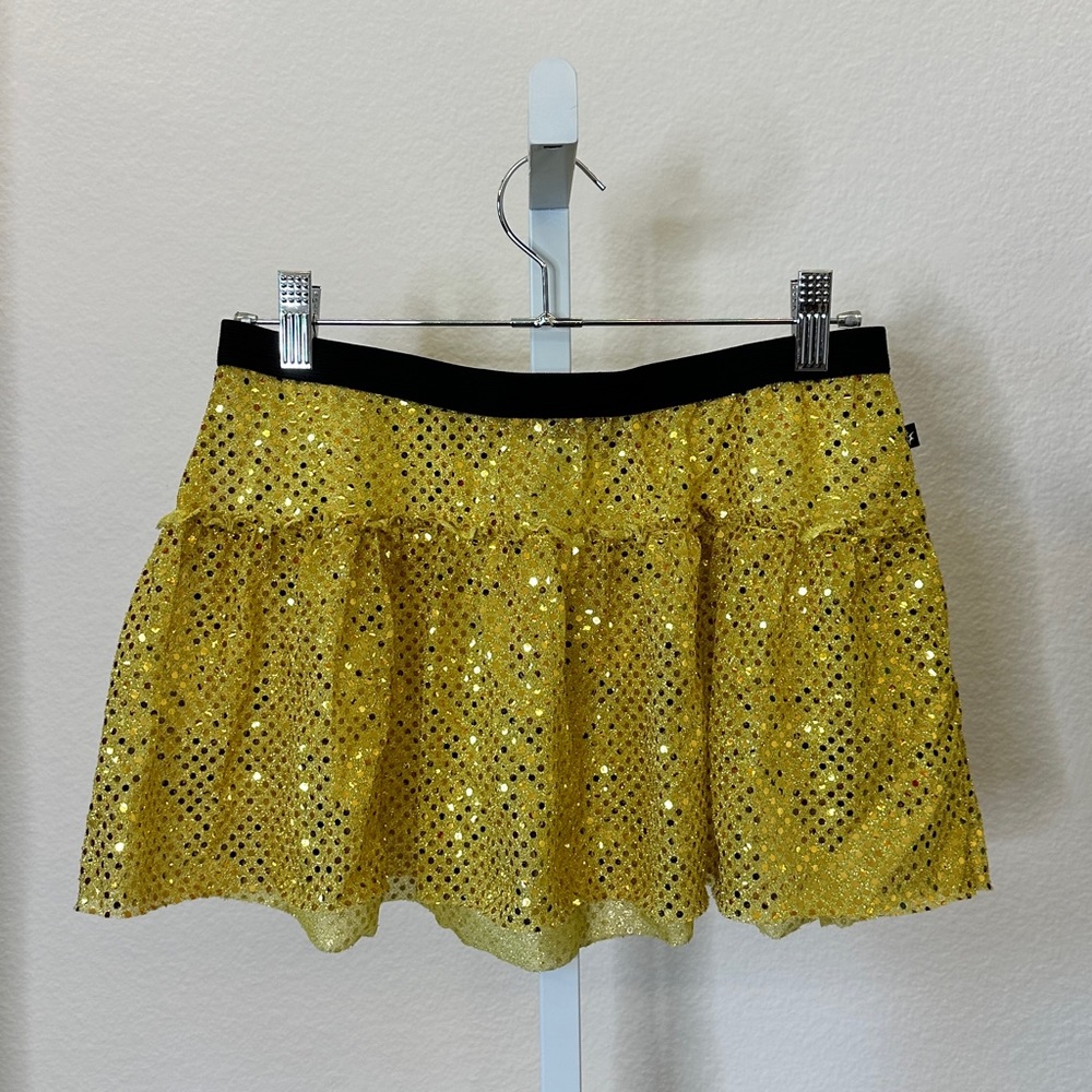 Sparkle Athletic Yellow Skirt